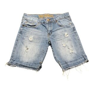 VIP Women's Distressed Jean Shorts